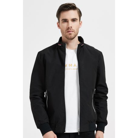 KYMAXX fekete bomber jellegű széldzseki - vízlepergető anyagból